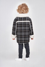 Детские экошубы: Куртка с воротником для мальчиков