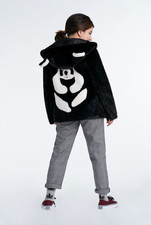 Детские экошубы: Куртка с капюшоном «Панда»