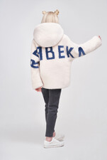 Детские экошубы: Куртка с капюшоном "REBBEKA"